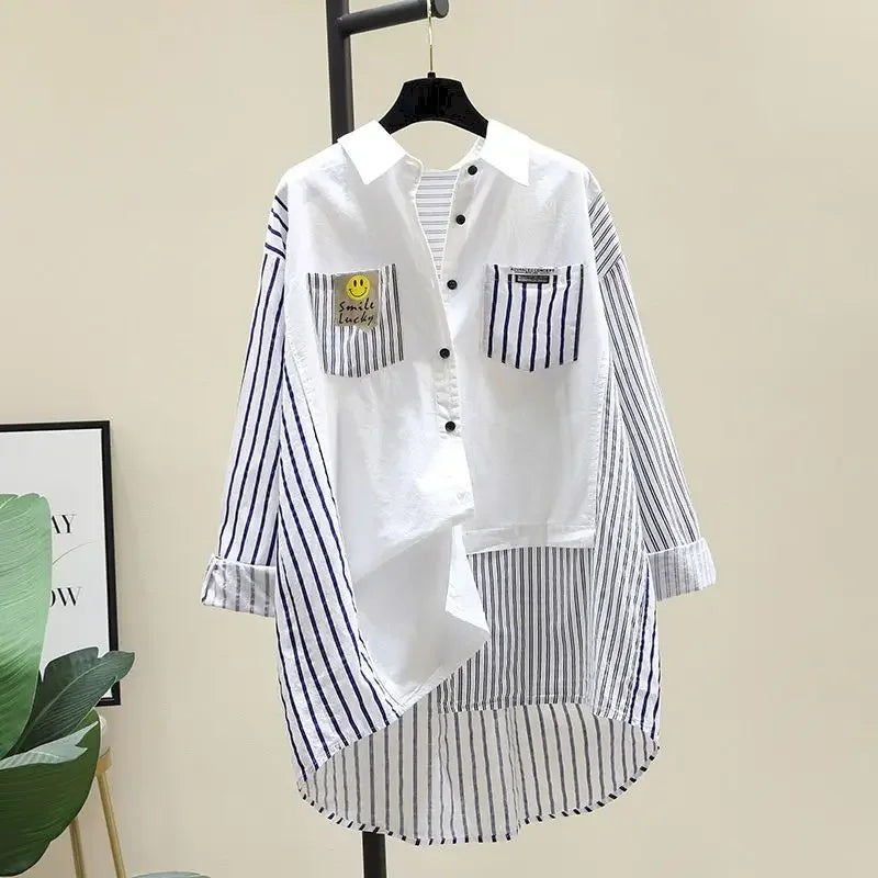 Women Spring Autumn New Tops Korean Style 2025